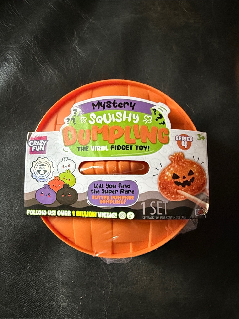 New Authentic RMS Crazy Fun Mystery Squishy Dumpling - GlitterPumpkin ? Series 4